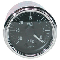 Gauge Vacuum Pressure 10-30 inches of Mercury 2 1/16 inch Diameter