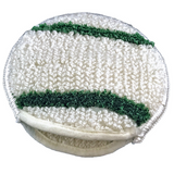 Hand Bonnet/Encap Pad 20cm Green Strip