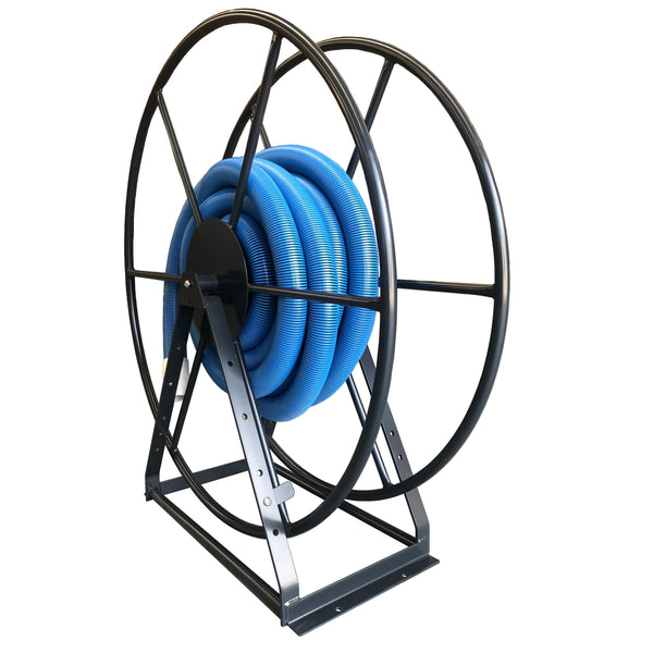 Space Saver Vacuum Hose Reel 60 Mtrs Powder Coated Charcoal