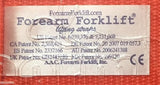Forearm Forklift Lifting Straps