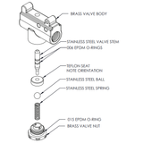 PMF V800-EZ Repair Kit Inc Stem and Nut (New Style)
