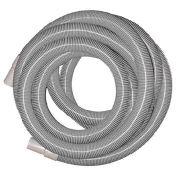 1.5 inch x 15M Vacuum Hose Inc Cuffs (Grey)