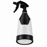 650mL chemical-resistant spray bottle in white and black with a 360-degree trigger sprayer for all-angle use.