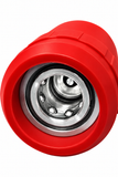 Safe Connect 1/4 Inch Red Stainless Steel