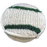 Hand Bonnet/Encap Pad 20cm Green Strip