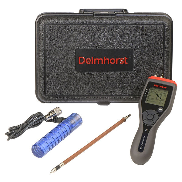 Delmhorst PX-30 Paper Moisture Meter With Carrying Case & H-4 Electrode