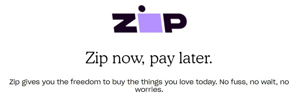 Zip now, pay later