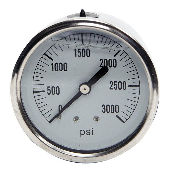 Pressure Gauge 2.5 inch diameter 0-3000psi