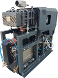 Vacuum pump:  Eurus ZG4006 tri-lobe blower. Vacuum to 13in Hg and flows up to 317 CFM
