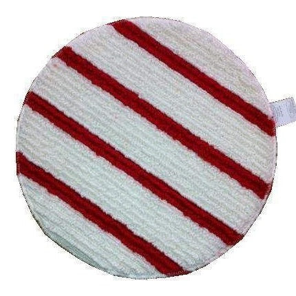 Bonnet Pad Red & White 45CM (each)