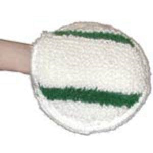 Hand Bonnet/Encap Pad 20cm Green Strip