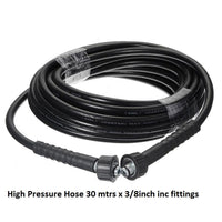 Pressure Washing Hose 30Mtr X 3/8Inch Inc Fittings